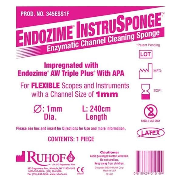 Endozime Instrusponge Enzymatic Sponge 1 mm 100/Ca