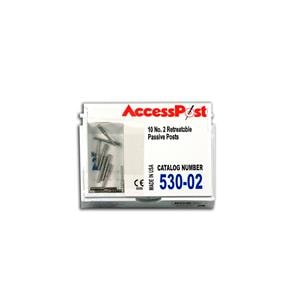 AccessPost Posts Stainless Steel Refill Size 2 1.35 mm Blue 10/Bx