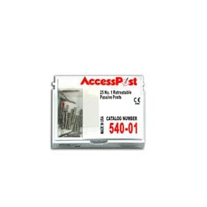 AccessPost Posts Stainless Steel Economy Refill Size 1 1.1 mm Red 25/Bx