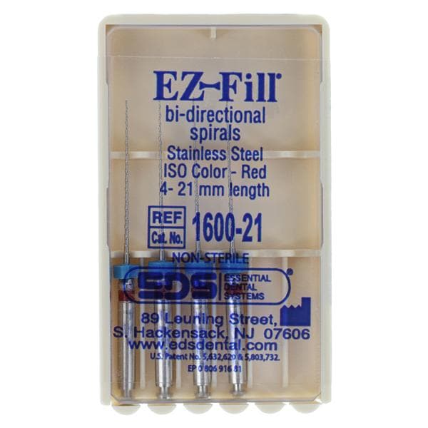 EZ-Fill Obturation System Stainless Steel 21 mm 4/Pk