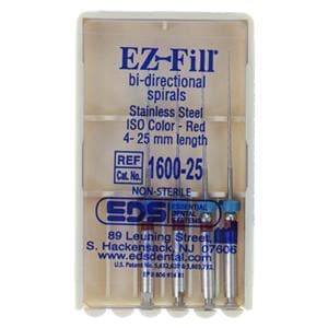 EZ-Fill Obturation System Stainless Steel 25 mm 4/Pk