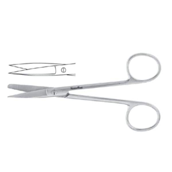 Meister-Hand Surgical Scissors Straight 4-3/4" Stainless Steel Ea