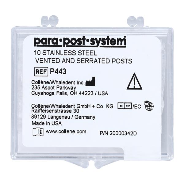 ParaPost Posts Stainless Steel 7 0.07 in Green P44-7 10/Vl