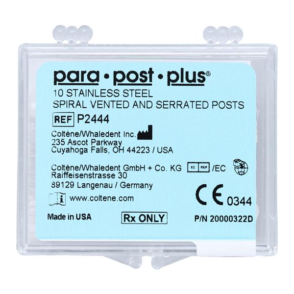 ParaPost Plus Posts Stainless Steel 4 0.04 in Yellow P244-4 10/Vl