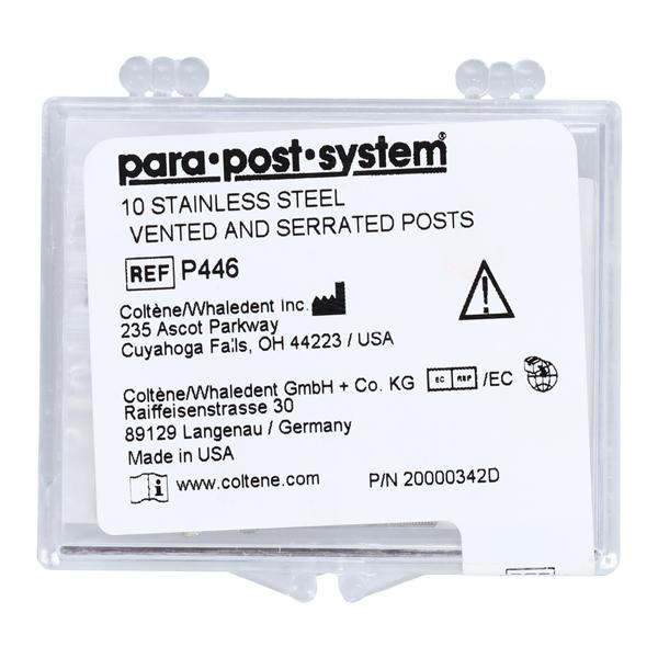 ParaPost Posts Stainless Steel 6 0.06 in Black P44-6 10/Vl