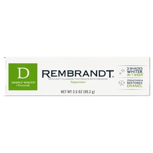 Rembrandt Deeply White Whitening Toothpaste 3.5 oz 12/Ca