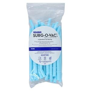 Surg-O-Vac III Surgical Aspirator Tip Blue 9 mm 0.35" 25/Pk, 50 PK/CA