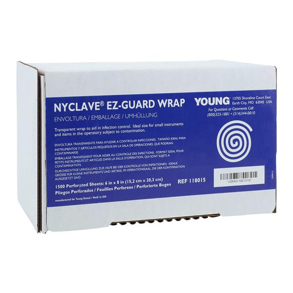 Nyclave E2-guard Film Barrier 6 in x 8 in Clear 1500/Pk