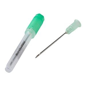 Monoject Hypodermic Needle 19gx1" Lime Conventional 100/Bx