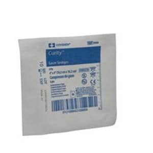 Curity 100% Cotton Gauze Sponge 4x4" 8 Ply Sterile LF