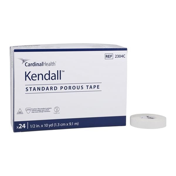 Kendall Tape Cloth .5"x10yd White Non-Sterile 24/Bx