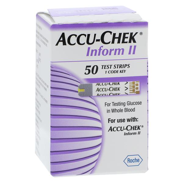 Accu-Chek Inform II Blood Glucose Test Strip CLIA Waived 50/Bx, 36 BX/CA