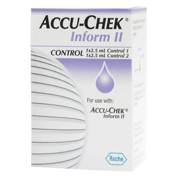 Accu-Chek Inform II Custom Blood Glucose Test Strip CLIA Waived 50/Bx