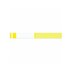 Short Stay Write-On Wristband Tyvek Yellow Adult/Pediatric 1000/Bx