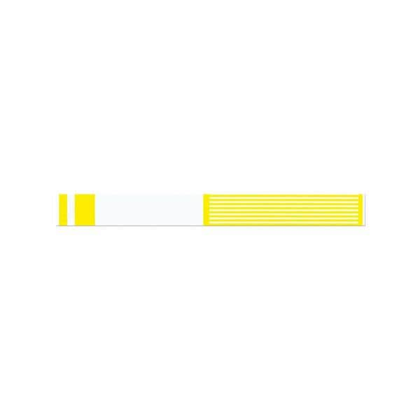 Short Stay Write-On Wristband Tyvek Yellow Adult/Pediatric 1000/Bx