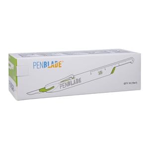 Blade Scalpel Penblade #15 Safety Sterile 10/Bx, 10 BX/CA