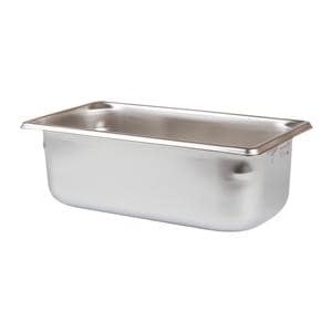 Instrument Tray 1/3 Size 6-7/8x12-3/4x4" Stainless Steel Ea