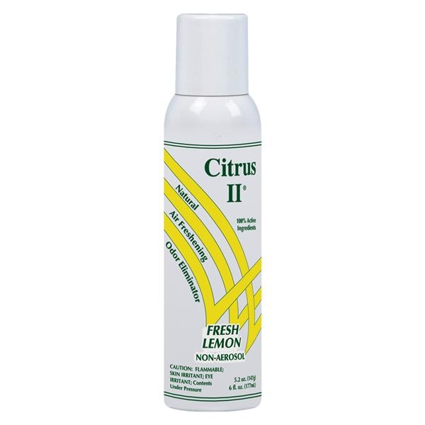 Citrus II Odor Eliminating Spray 7 fl oz - Lemon 5.2oz/Cn, 12 CN/CA