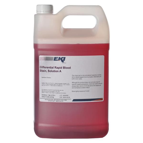 Stain Differential Rapid Blood Solution A 1gal With Xanthene Dye 1/Ga