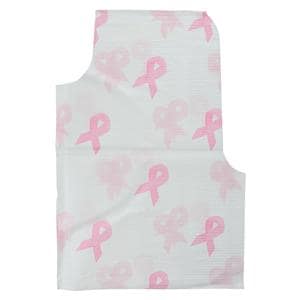 Exam Cape 30 in x 21 in Pink Ribbon Tissue Disposable 100/Ca