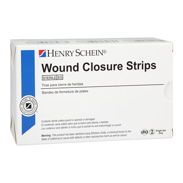 Wound Closure Strip 1/8x3" Opaque 250/Bx, 4 BX/CA