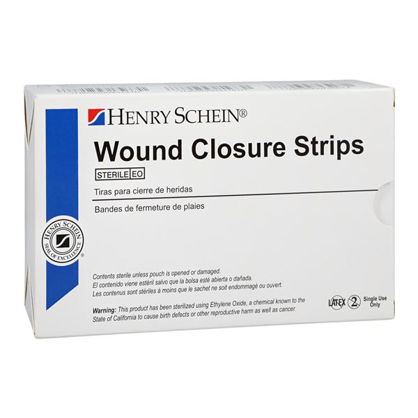 Wound Closure Strip 1/4x4" Opaque 500/Bx, 4 BX/CA