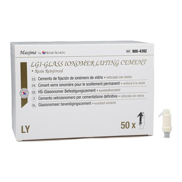 Maxima LGI Resin Glass Ionomer Cement 50/Bx