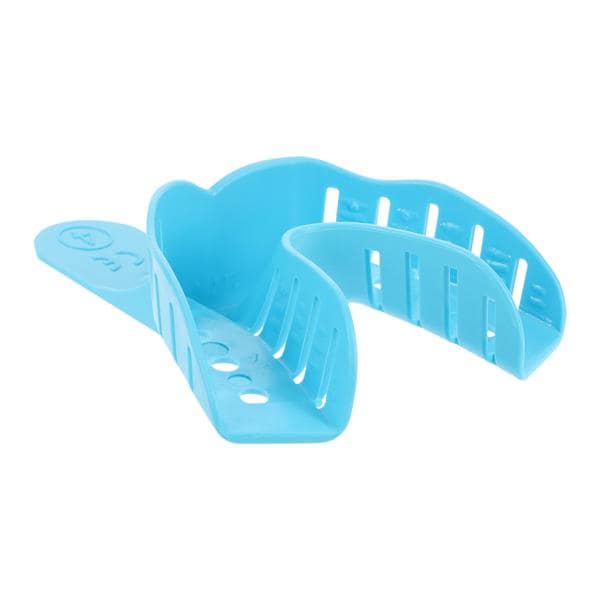 Disposable Double Arch Impression Tray Perforated 4 Medium Lower 12/Pk