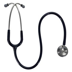 Henry Schein Adscope Clinician Stethoscope Reusable Adult Navy PVC Tubing Ea