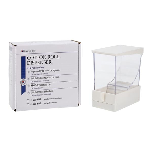 Cotton Roll Deluxe Dispenser Acrylic Ea