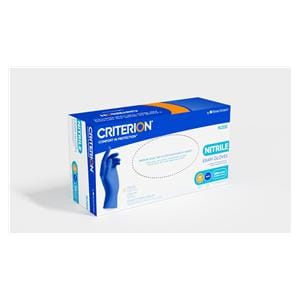 Criterion N200 Nitrile Exam Gloves X-Small Standard Blue Non-Sterile