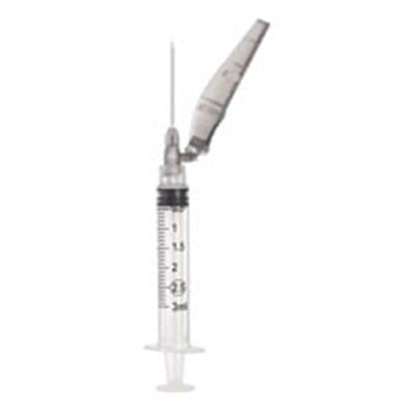 Hypodermic Syringe/Needle 22gx1" 3cc Black Safety Low Dead Space 100/Bx, 12 BX/CA