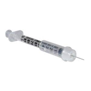 Insulin Syringe/Needle 29gx1/2" 1cc Safety Low Dead Space 100/Bx, 8 BX/CA