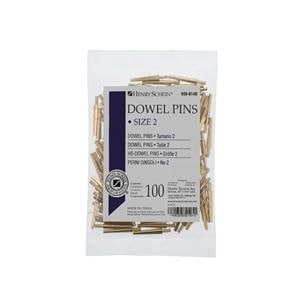 Dowel Pin Medium Brass #2 100/Pk