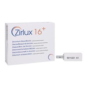 Zirlux 16+ Zirconia Block A1 65x25x22 4/PK