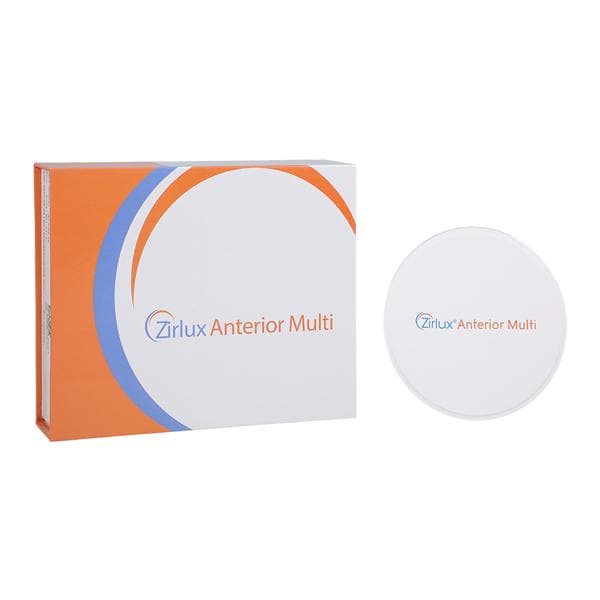 Zirlux Anterior Multi Zirconia Disc A3 98x12 Ea