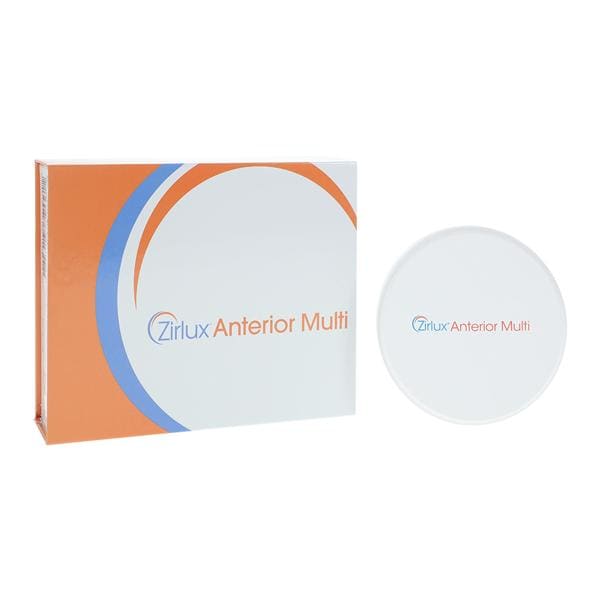 Zirlux Anterior Multi Zirconia Disc B2 98x18 Ea