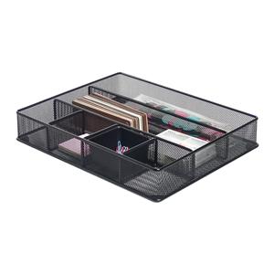 Mesh Large Drawer Organizer 2.4375 in x 15.125 in x 11.9 in Black 1/PK