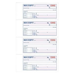 Adams Carbonless Money/Rent Receipt Book 3-Part 100 Sheets 1/PK