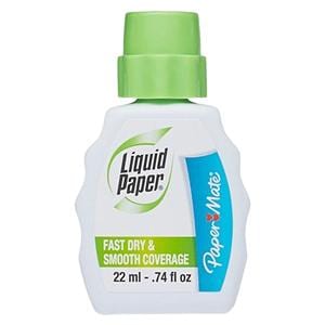 Liquid Paper Correction Fluid White 12/Pack 12/Pk