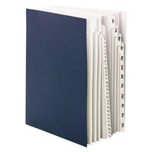 Smead Desk File/Sorter 1-31/Jan-Dec Letter Size Blue/Gray 1/PK