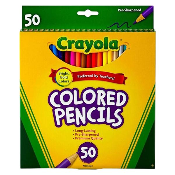 Crayola Color Pencils Box Of 50 50/Bx