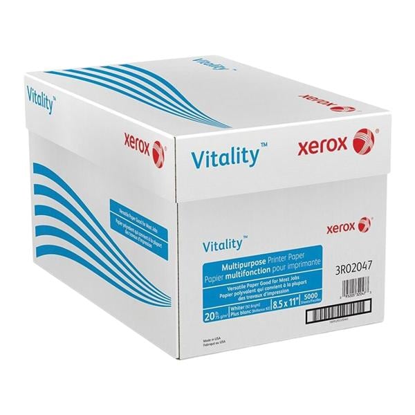 Vitality Mlti Prpse Ppr 8.5"x11" 20lb 500/Ream 10/Cs 5000/Ca