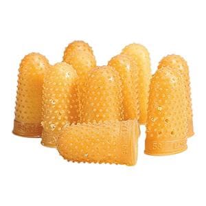 Swingline Rubber Fingertips #11.5 5/8 in Dia Amber 12/Box 12/Pk