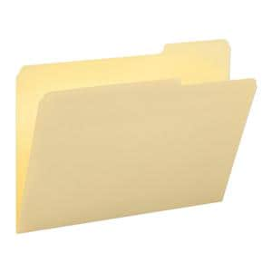 Manila File Folders Legal Size 1/3 Cut Position 3 100/Pack 100