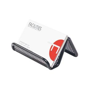 Business Card Holder Black Metal 1/PK