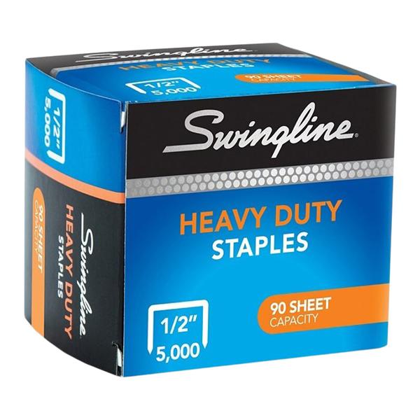 Swingline Heavy-Duty Staples 1/2" Box Of 5000 5000/Bx