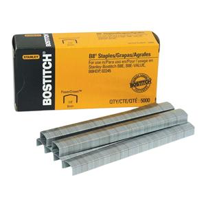 Stanley Bostich B8 Powercrown Staples 1/4" Box Of 5000 5000/Bx