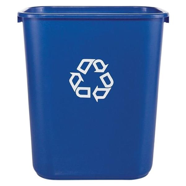 We Recycle" Container 7 Gallons Blue 1/PK