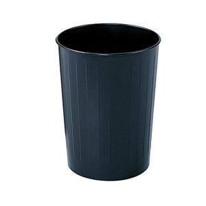 Safco Round Wastebasket 5 7/8 Gallons Black 1/PK